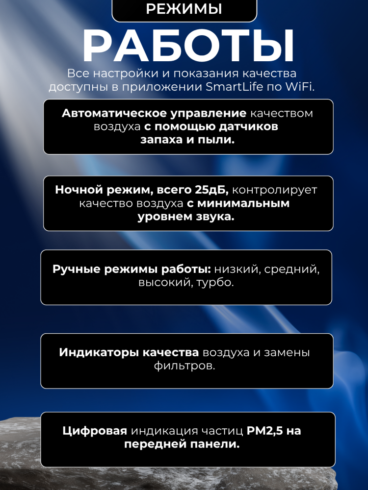 ���������� ������� ��� ���� � �� 2,5PM � Wi Fi + ���������. ������������������ ����������������� � �������� � HEPA �������� AIC XJ-3900A